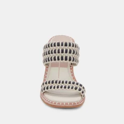 Abigal Wedges Black White Stella