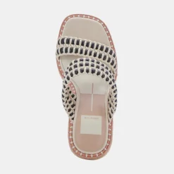 Abigal Wedges Black White Stella