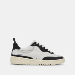 Adella Sneakers White Black Leather