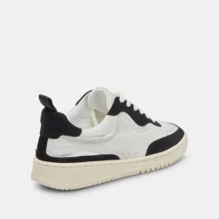Adella Sneakers White Black Leather