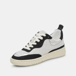 Adella Sneakers White Black Leather
