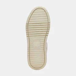 Adella Sneakers White Gold Leather