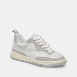 Adella Sneakers White Grey Leather