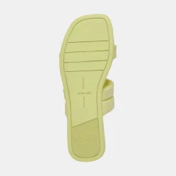 Adore Sandals Lemon Cream Leather