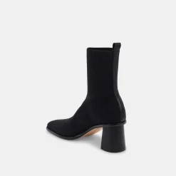 Alaya Booties Black Knit
