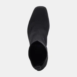 Alaya Booties Black Knit