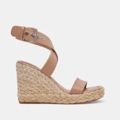 Aldona Wedges Cafe Leather