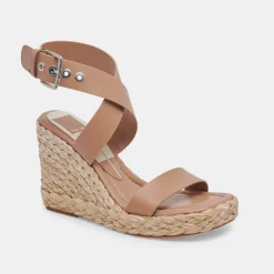 Aldona Wedges Cafe Leather