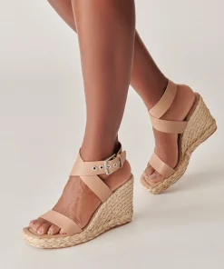 Aldona Wedges Cafe Leather