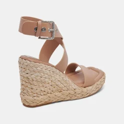 Aldona Wedges Cafe Leather