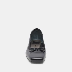 Anisa Ballet Flats Black Leather