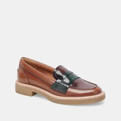 Arabel Loafers Burgundy Multi Patent Leather