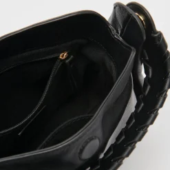 Aria Crossbody Black Leather