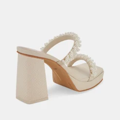 Ariele Heels Vanilla Pearls
