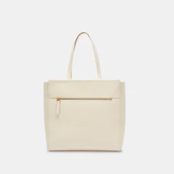 Ariella Tote Ivory Leather