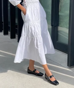 Arora Ballet Flats Midnight Crinkle Patent