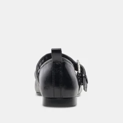 Arora Ballet Flats Midnight Crinkle Patent