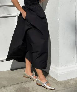 Arora Ballet Flats Platinum Distressed Leather