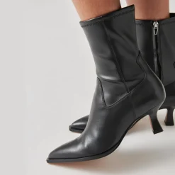 Arya Boots Black Leather