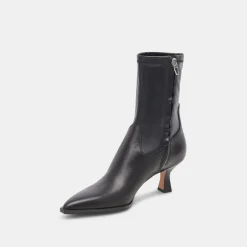 Arya Boots Black Leather