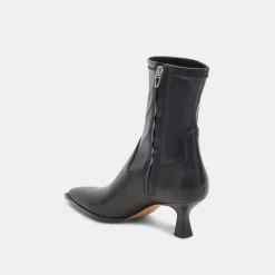 Arya Boots Black Leather