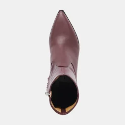 Arya Boots Wine Leather