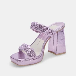 Ashby Heels Lilac Crackled Stella