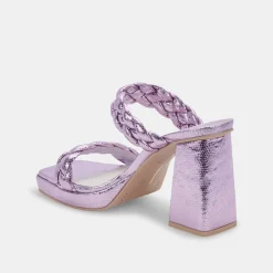 Ashby Heels Lilac Crackled Stella