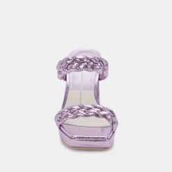 Ashby Heels Lilac Crackled Stella