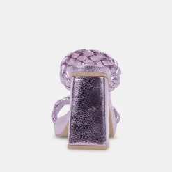 Ashby Heels Lilac Crackled Stella