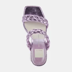 Ashby Heels Lilac Crackled Stella