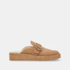 Astor Plush Flats Desert Suede