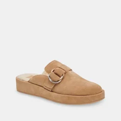 Astor Plush Flats Desert Suede