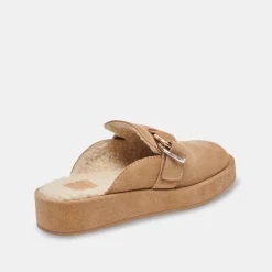 Astor Plush Flats Desert Suede