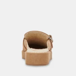 Astor Plush Flats Desert Suede