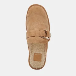 Astor Plush Flats Desert Suede