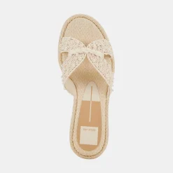 Atomic Pearl Sandals Vanilla Raffia