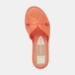 Atomic Sandals Orange Raffia