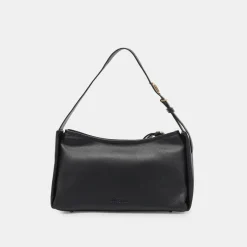 Audri Shoulder Bag Black Leather