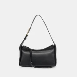 Audri Shoulder Bag Black Leather