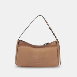 Audri Shoulder Bag Chanterelle Suede