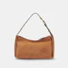 Audri Shoulder Bag Rusty Oak Suede