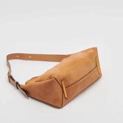 Audri Shoulder Bag Rusty Oak Suede