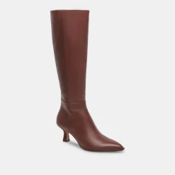 Auggie Boots Chocolate Leather