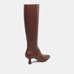 Auggie Boots Chocolate Leather
