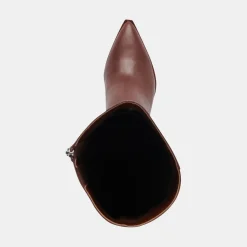 Auggie Boots Chocolate Leather