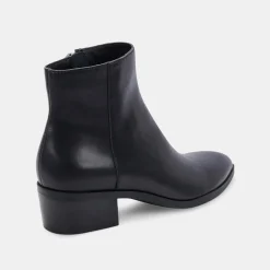 Avalon Booties Black Leather