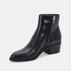 Avalon Booties Black Leather