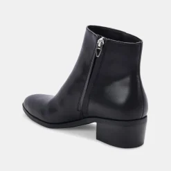 Avalon Booties Black Leather