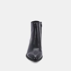 Avalon Booties Black Leather